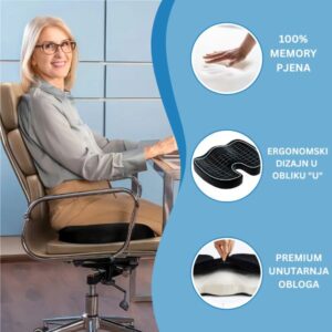 Ortopedski jastuk za sjedenje – ComfortLux - Image 2