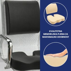 Set ortopedskih jastuka za sjedenje Lumbaris + ComfortLux - Image 8