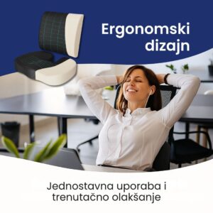 Set ortopedskih jastuka za sjedenje Lumbaris + ComfortLux - Image 4