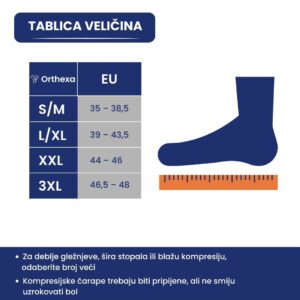 Kompresijske čarape za plantarni fascitis – Kinesios - Image 3